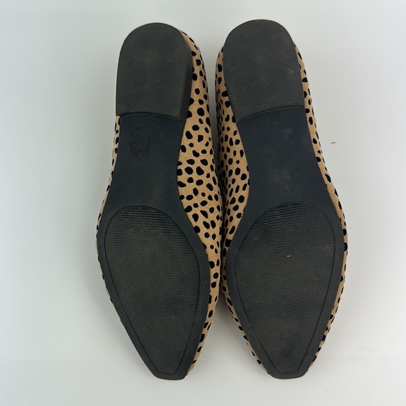 Qupid Leopard Cut-out Pointed Flat size 7 - Picture 5 of 7